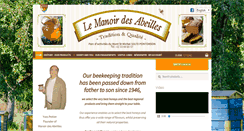 Desktop Screenshot of manoir-des-abeilles.com